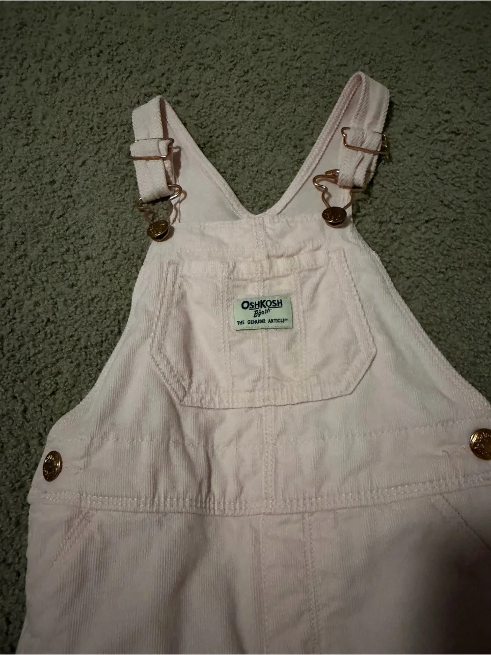 OshKosh B'gosh Pale Pink corduroy Children's Overalls